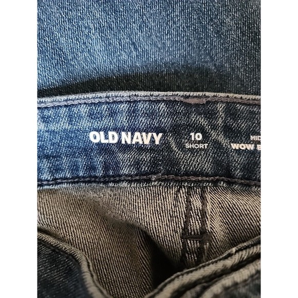 Old Navy WOW Bootcut Jeans Womens 10 Short Blue Medium Wash Stretch NEW - Picture 5 of 10